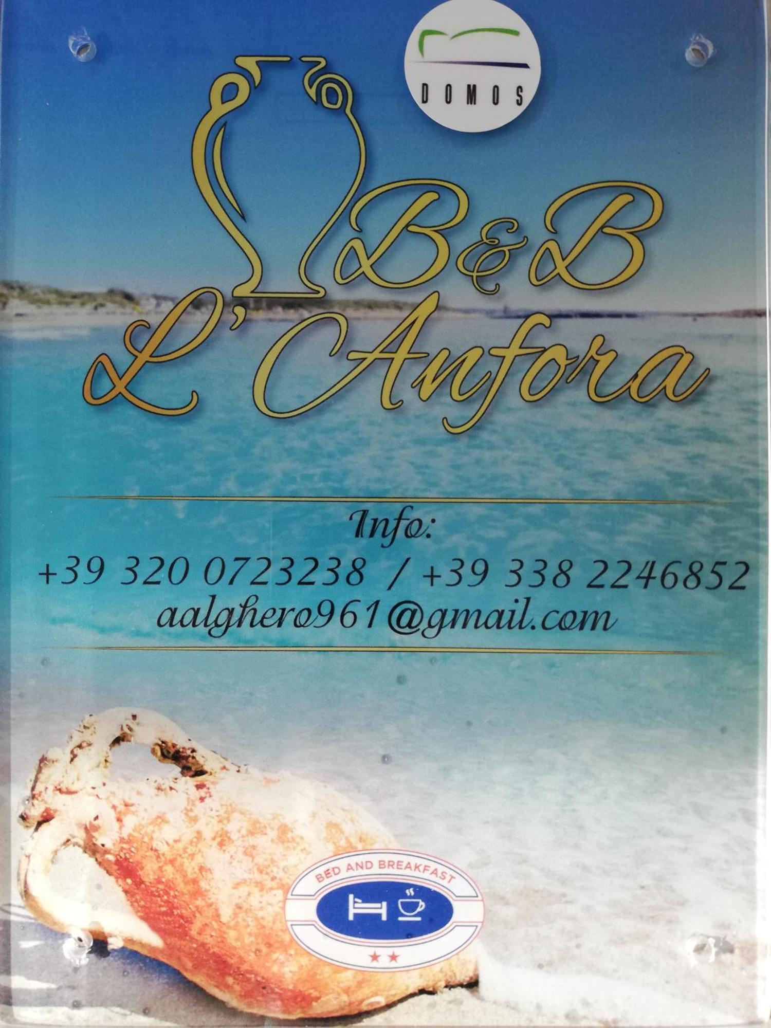 L'Anfora Bed & Breakfast Alghero Ruang foto